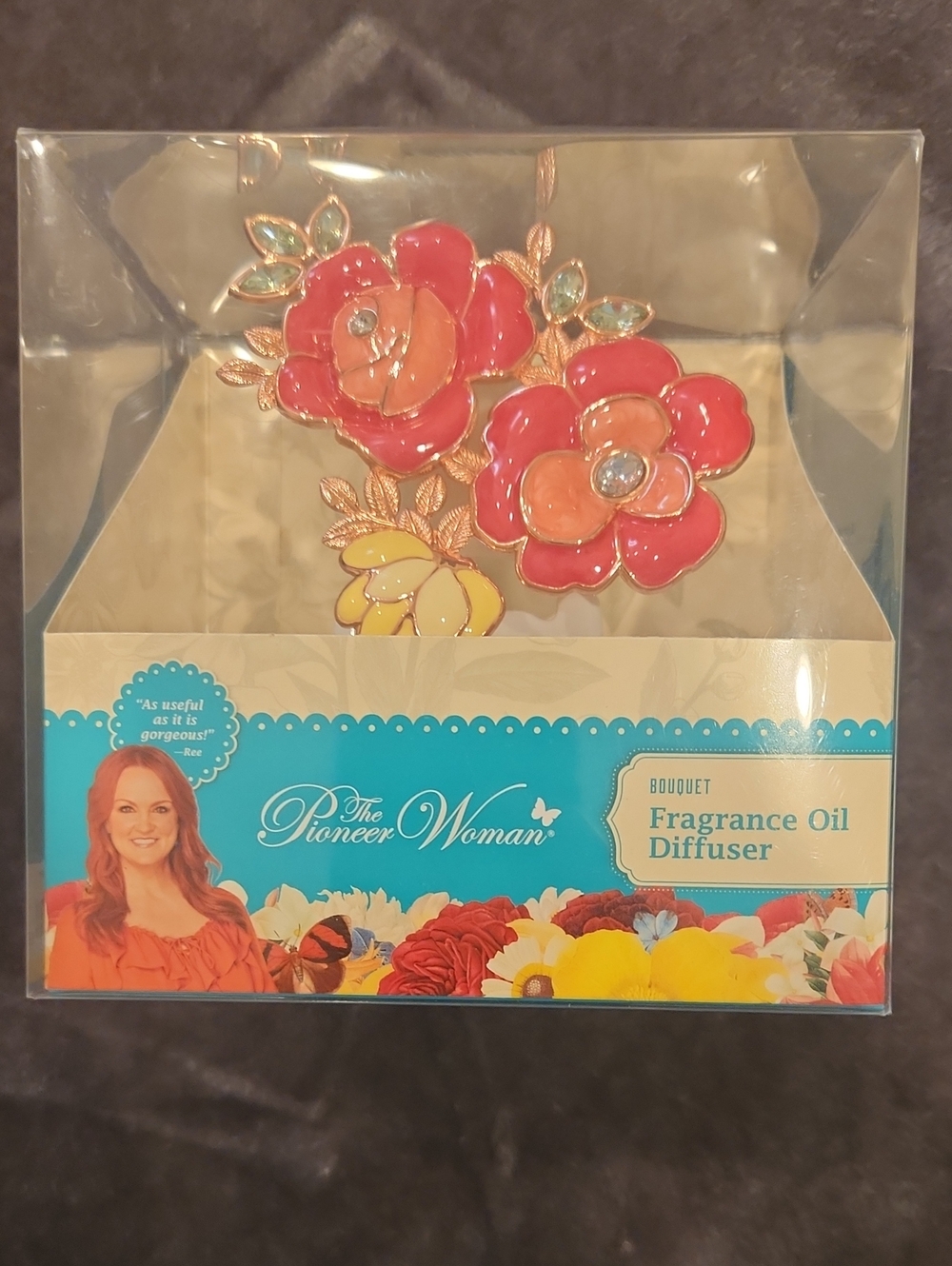 The Pioneer Woman Floral Bouquet Fragrance Oil Diffuser - Pink, Coral & Yellow